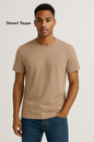Jockey Men's Super Combed Cotton Rich Solid Round Neck Half Sleeve T-Shirt # 2714