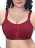 Trylo/Riza Front Open Bra - 36E, Mehroon