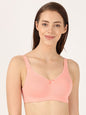 Jockey Women's Wirefree Non Padded Super Combed Cotton Elastane Stretch Full Coverage Everyday Bra with Concealed Shaper Panel and Broad Fabric Straps # FE41