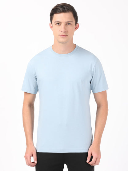 Jockey Men's Super Combed Cotton Rich Solid Round Neck Half Sleeve T-Shirt # 2714